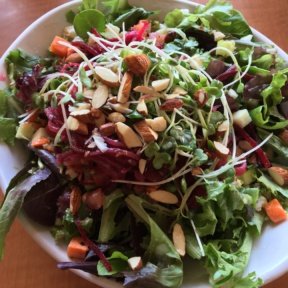 Gluten-free salad from Native Foods Cafe